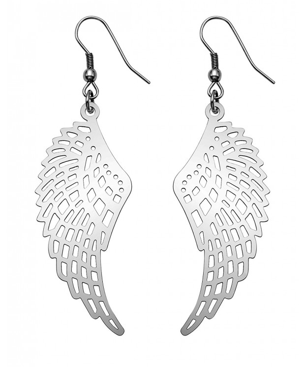 Stainless Steel Lightweight Openwork Earrings