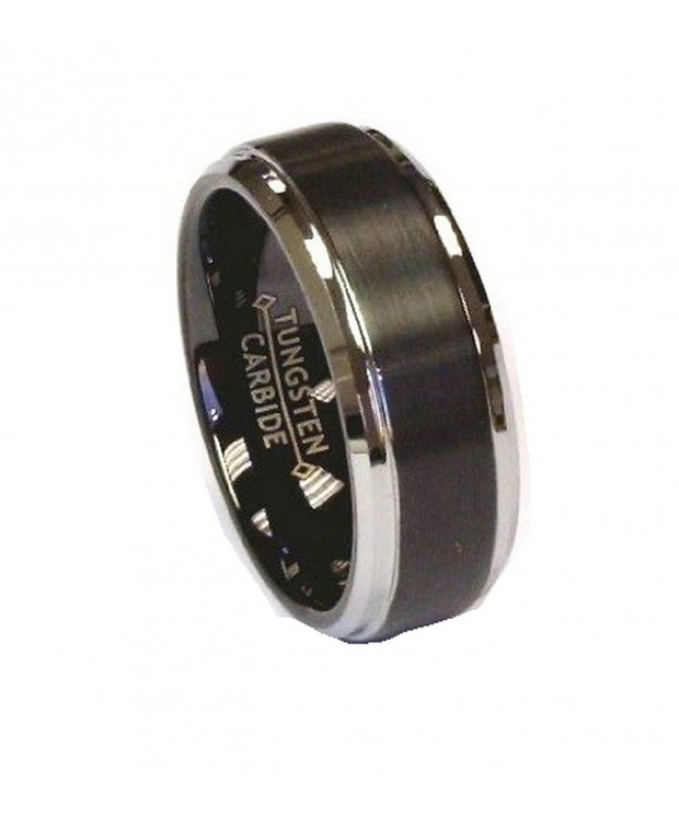 Stepped Tungsten Carbide Wedding CJTU174BP 7