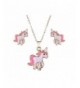 Spiritlele Animals Unicorn Earrings Necklace