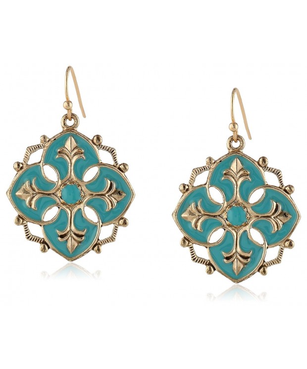 1928 Jewelry Domenica Gold Tone Turquoise