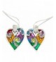 AnsonsImages Colorful Silver Dangle Earrings