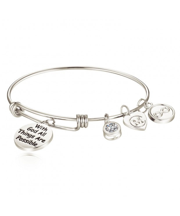 Inspirational Bracelets Engraved Possible Religious