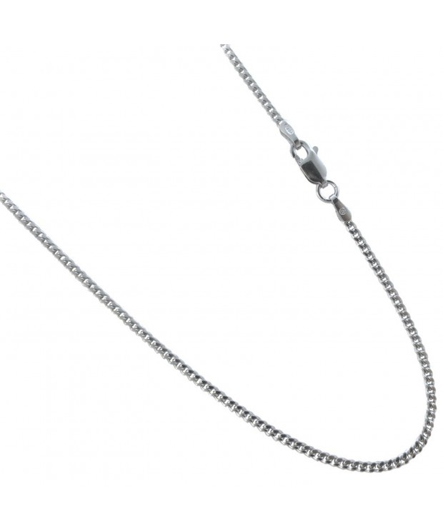 Necklace Rhodium Plated Sterling Silver