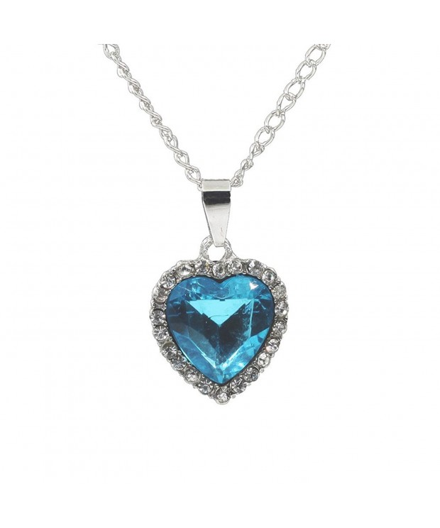 CHOP Heart Crystal Necklace Pendant