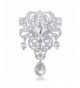 EVER FAITH Austrian Crystal Silver Tone