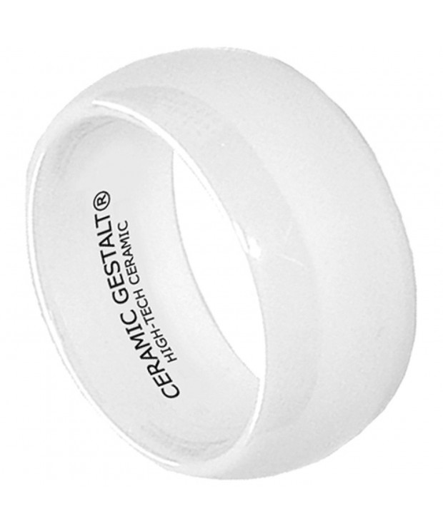 White Ceramic Ring CERAMIC GESTALT