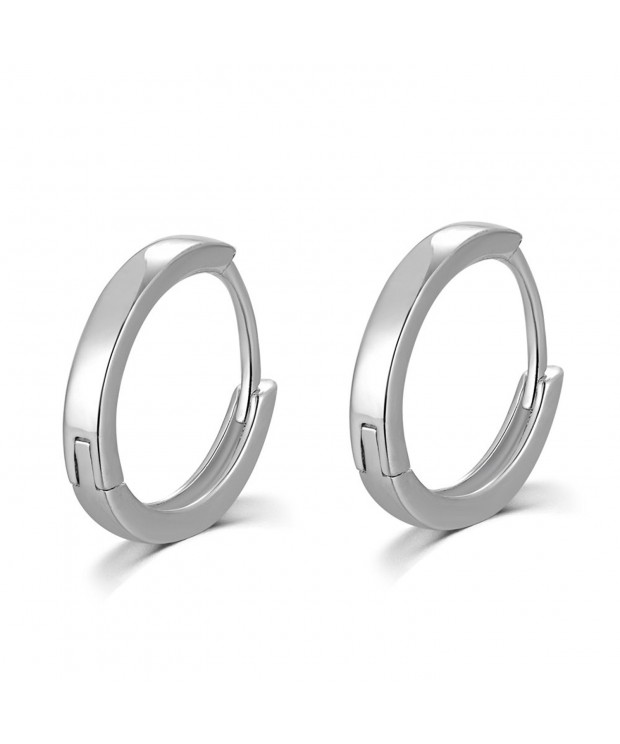 MBLife Sterling Polished Earrings Diameter