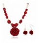 Simulated Cultured Freshwater Necklace Earring