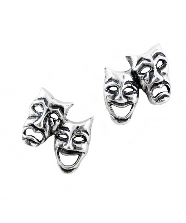 Sterling Silver Comedy Tragedy Earrings