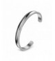 Stainless Bracelet Bangle Jewelry 7MM Silver