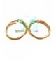 Gold Earrings Thick Hoops Hypo allergenic