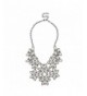 Lux Accessories Crystal Statement Necklace