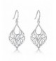 Polished Sterling Filigree Butterfly Earrings