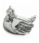 Sterling Silver Chicken European Charm