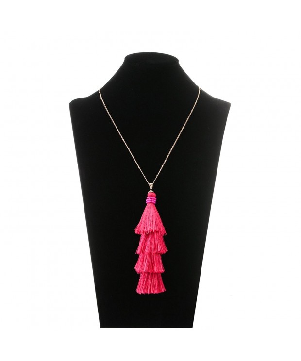 Lariatneck Tiered Necklaces Pendant Layered