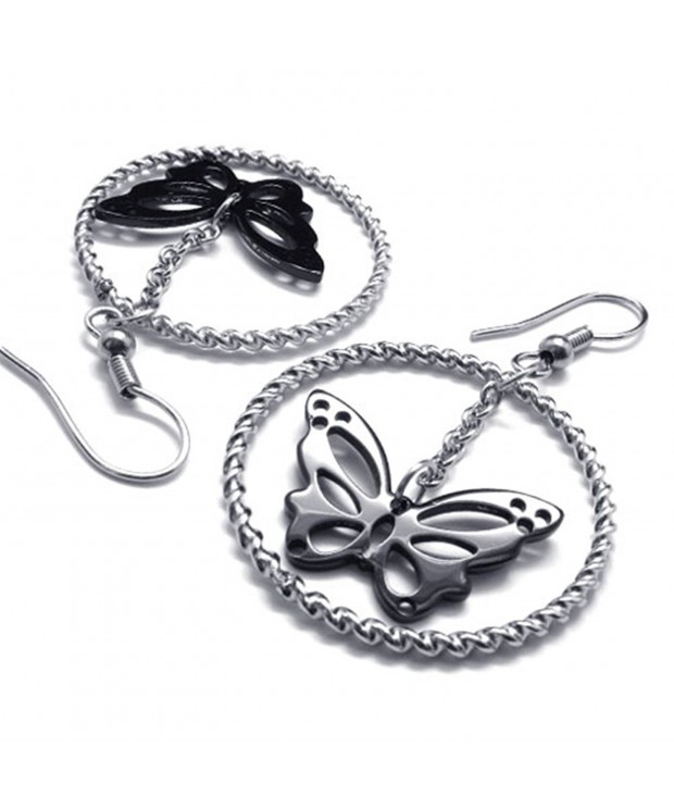 TEMEGO Jewelry Stainless Earrings Butterfly