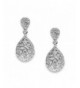 Mariell Deco Teardrop Vintage Earrings