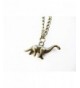 Dinosaur Necklace Diplodocus Jurassic Pendant ancient