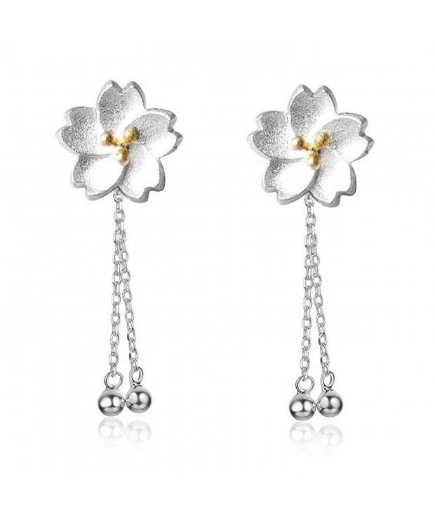 Helen Lete Sakura Sterling Earrings