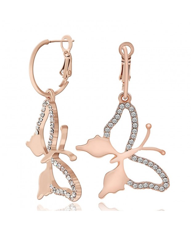 Kemstone Butterfly Earrings Rhinestone Earring