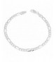 Sterling Silver 4 5mm Figaro Bracelet