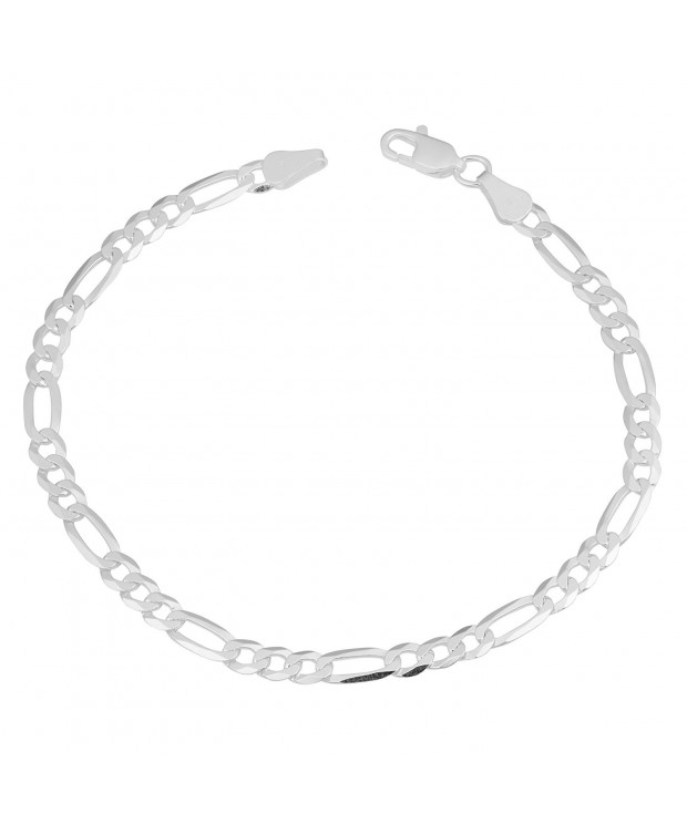 Sterling Silver 4 5mm Figaro Bracelet