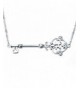 Jewelry Stainless Sideway Pendant Necklace