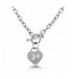 Stainless Steel Engraved Heart Necklace