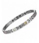 Elegant Titanium Magnetic Therapy Bracelet