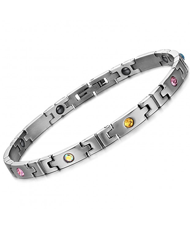 Elegant Titanium Magnetic Therapy Bracelet