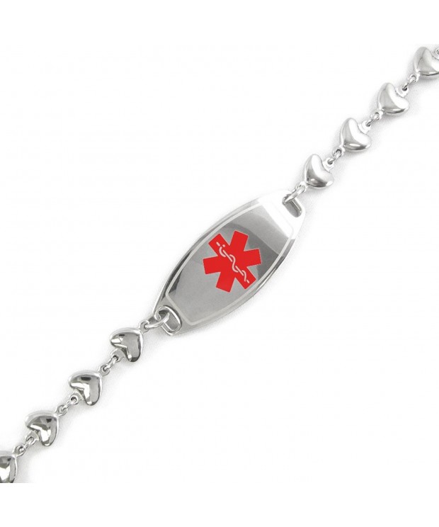 MyIDDr Pre Engraved Customizable Thinners Bracelet