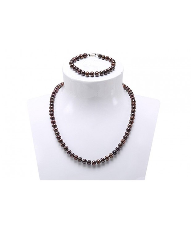 JYX Dark coffee Freshwater Cultured Pearl