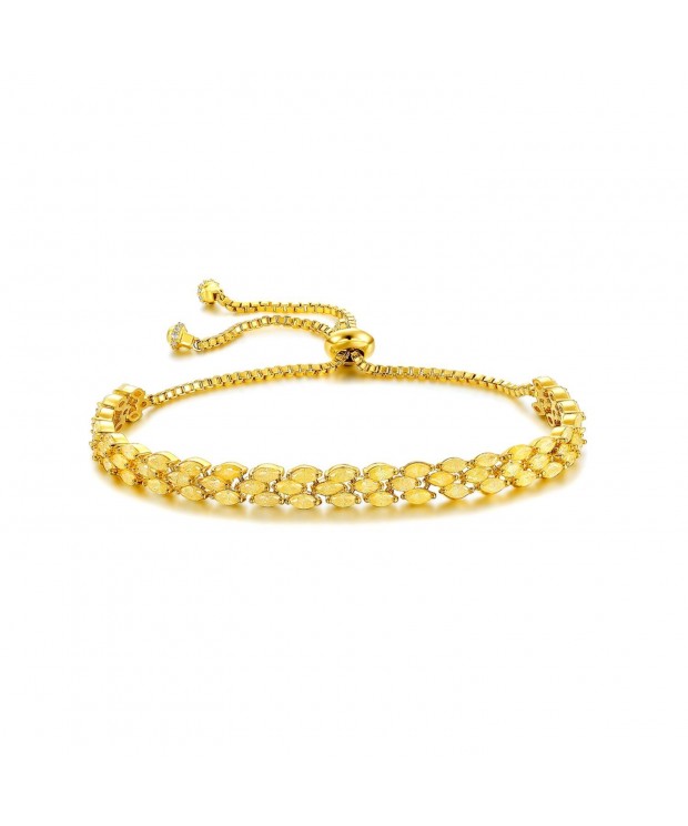 Serend Fashion Adjustable Bracelet Zirconia