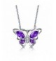 Aurora Tears created amethyst Butterfly DP0013P