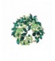 Alilang Emerald Crystal Rhinestone Floral