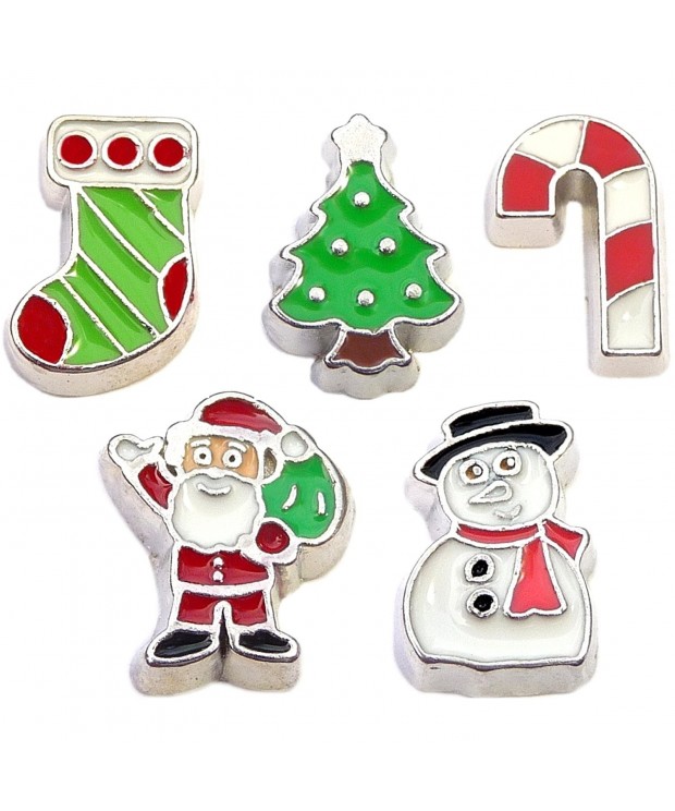 Floating Locket Charms Holiday Christmas