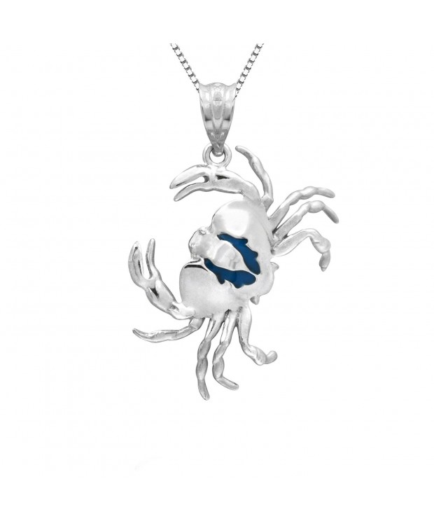 Sterling Silver Enamel Necklace Pendant