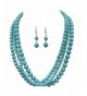 Simulated Turquoise Western Southwestern Necklace