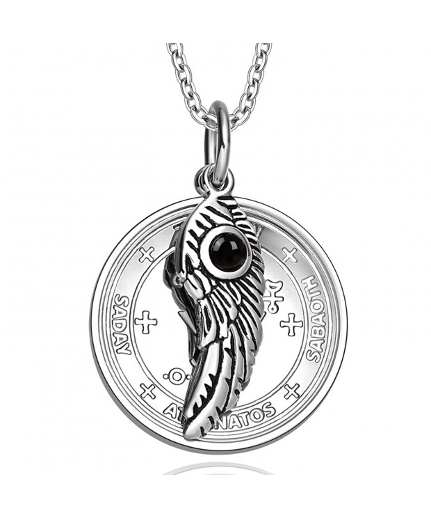 Archangel Michael Simulated Pendant Necklace