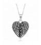 Sterling Silver Angel Pendant Necklace