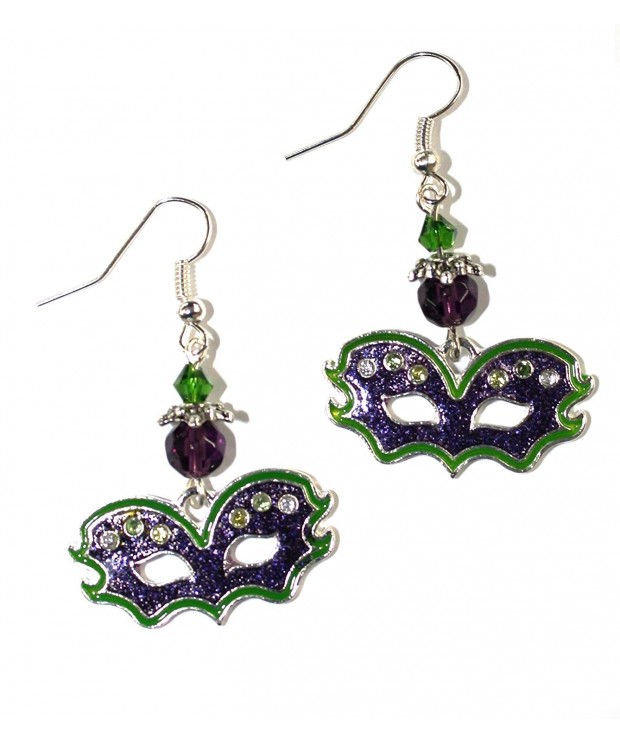 Orleans Mardi Dangle Earrings Jewelry