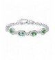 BONLAVIE Birthstone Created Sterling Bracelet