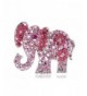 Alilang Womens Silvery Rhinestones Elephant