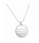 Lux Accessories Silvertone Geometric Necklace