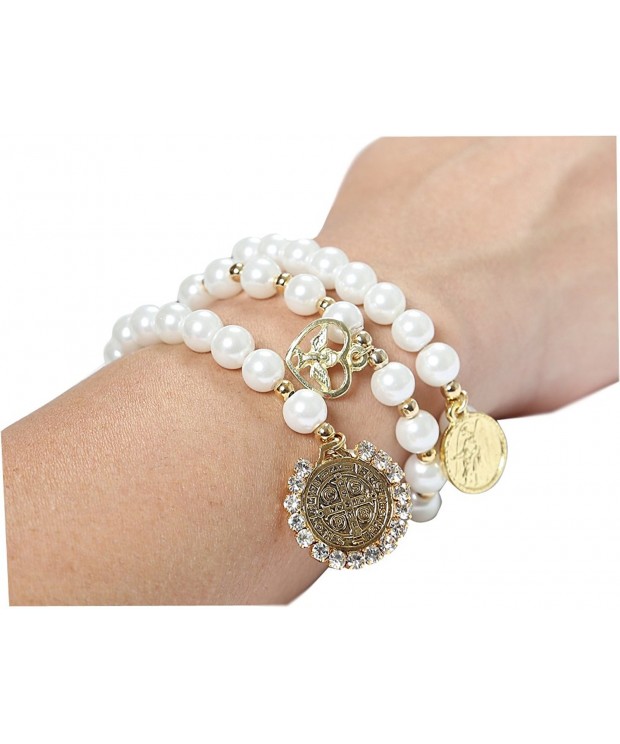 Benedict Guardian Stackable Religious Bracelet