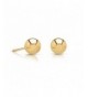 Earrings Comfortable Friction Diameter yellow gold