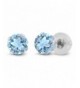 Topaz White Gemstone Birthstone Earrings