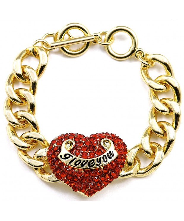 GWOOD Heart Color Rhinestones Bracelet