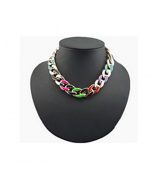 CHOP European Multicolor Statement Necklace