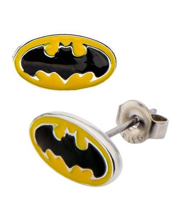 Surgical Steel Batman Post Earrings